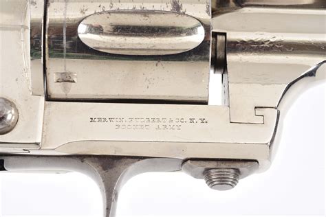 Lot Detail A Merwin And Hulbert Pocket Army Revolver