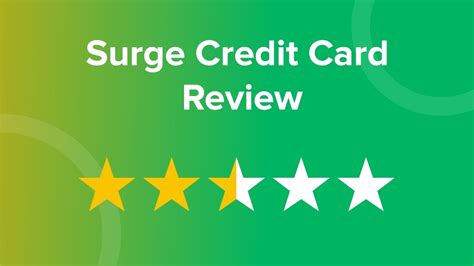 It's an option for those who have difficulty getting approved for an unsecured credit card and don't want to give a security deposit — as secured credit cards require. Surge Credit Card Review - YouTube