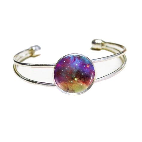Nebula Universe Bangle Charm Galaxy Bracelet For Fashion Women Jewelry
