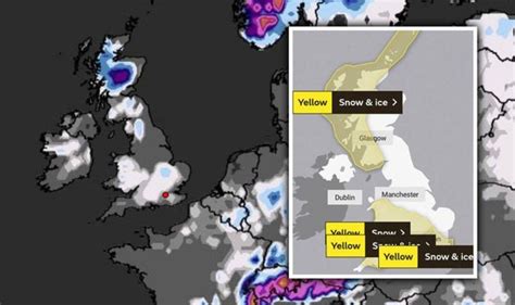 Met Office Warnings Extended As Snow And Ice Hits Britain Latest Maps