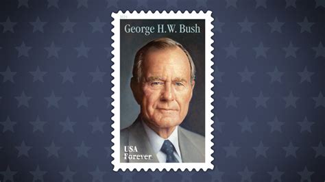 Presidential Forever Stamp Former President George H W Bush