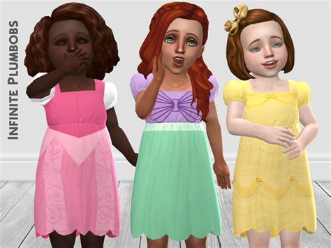 The Sims Resource Ip Toddler Princess Dresses