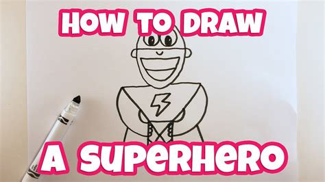 How To Draw A Superhero Directed Drawing Art Writing Project Great