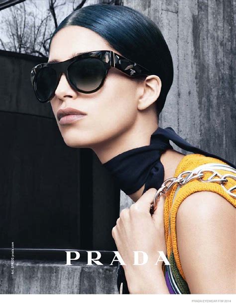 Prada Releases Fall 2014 Eyewear Campaign With Mica Arganaraz