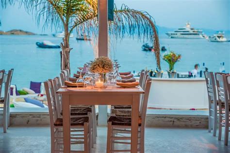 Nammos Beach Bar Restaurants In Mykonos Splendid Mykonos