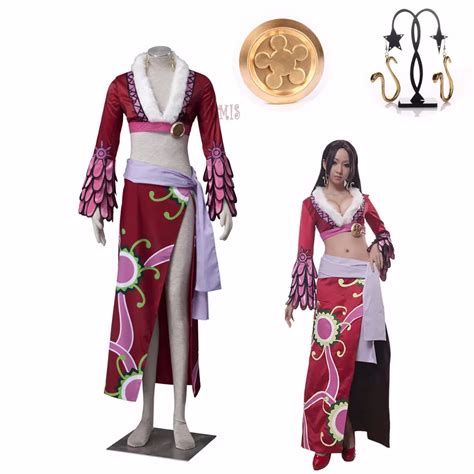 Athemis New One Piece Boa Hancock Cosplay Costume Sexy Clothes Custom Made Outfit Cosplay