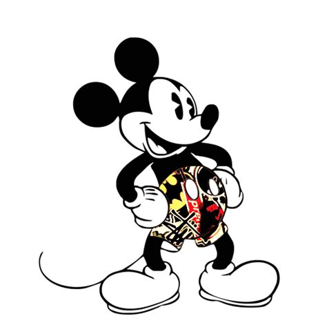 Editorial Micro Rareza  Mickey Mouse Muscular Entrada Guante
