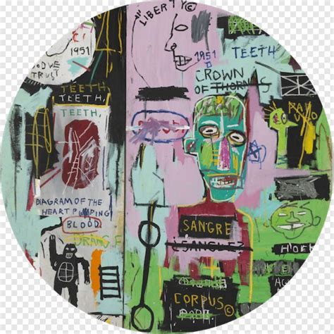 Jean Michel Basquiat In Italian 1983 600x600 28319475 Png Image
