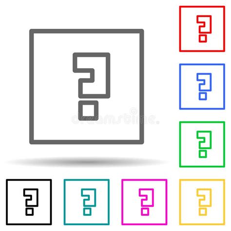 Question Mark In A Square Icon Element Of Simple Icon For Websites