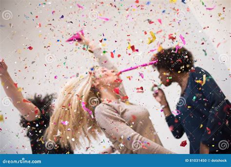 Confetti Party Stock Photo Image Of Club Lifestyle 81031450