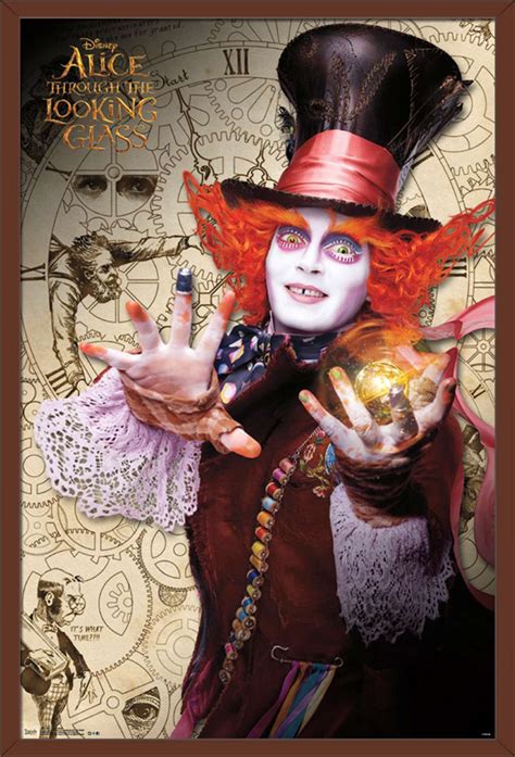 Disney Alice Through The Looking Glass Mad Hatter Poster Walmart
