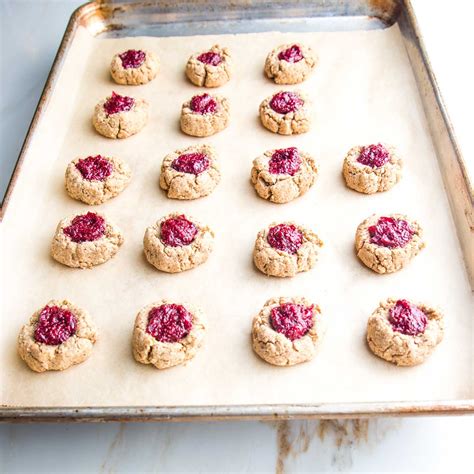 Vegan Thumbprint Cookies With Chia Jam Debra Klein Easy Plant Based