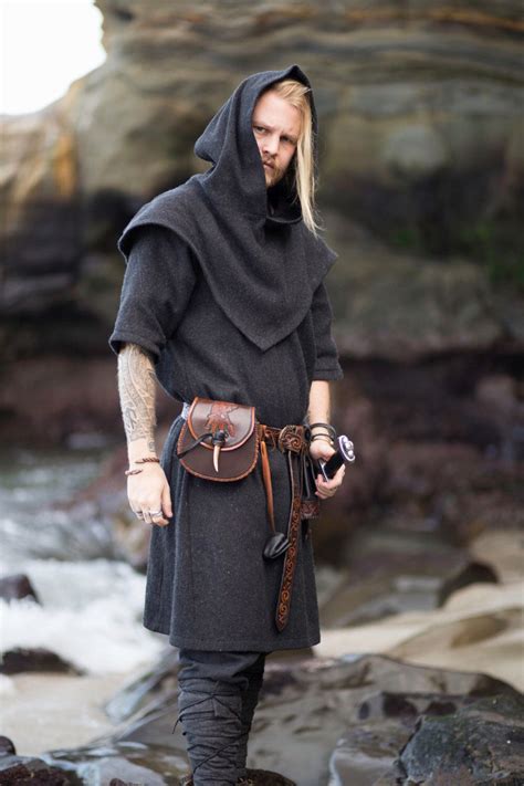 Wool Viking Skjoldehamn Archer Oversized Hood Garb Historical Norse