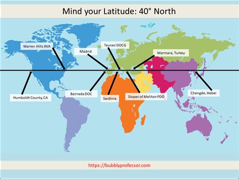 40 Degrees North Latitude World Map 2024 Winter Solstice