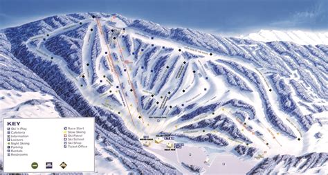 Canaan Valley Resort Trail Map • Piste Map • Panoramic Mountain Map