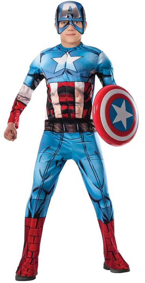 Buy Marvel Avengers Assemble Captain America Deluxe Muscle Chest