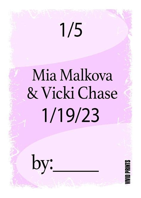 Mia Malkova And Vicki Chase Model Diva 15 Aceo Art Print Card Bymarci 4605745884