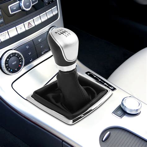 Car Manual 6 Speed Gear Stick Shift Knob Lever W Cover For Ford Focus