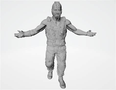 Bane Movie 3d Model Ready To Print 3d Model 3d Printable Cgtrader