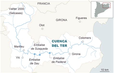 El Ter un río sobreexplotado Cataluña España EL PAÍS