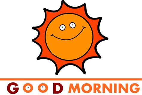Morning Sun Cartoon Clipart Best