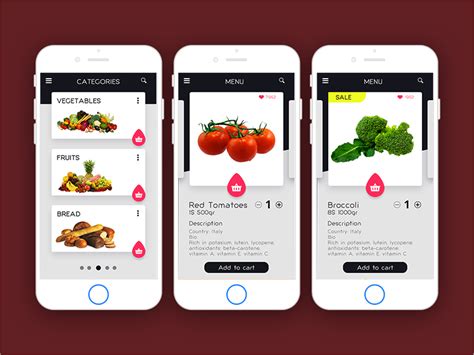 Grocery Shopping App Concept Uplabs