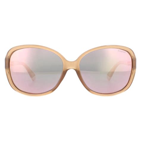 Polaroid Sunglasses Pld 4098s 35j Jq Pink Rose Gold Mirror Polarised