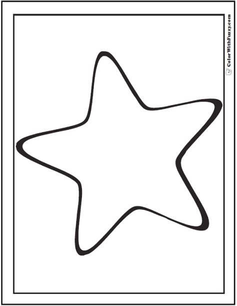 60 Star Coloring Pages Customize And Print Ad Free Pdf