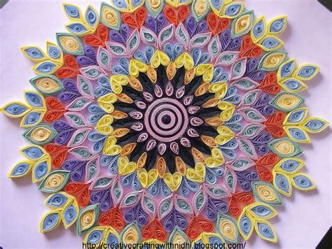 Being Creative In The World Of Paper Crafting Quilled Rangoli