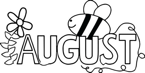 August Coloring Pages Best Coloring Pages For Kids
