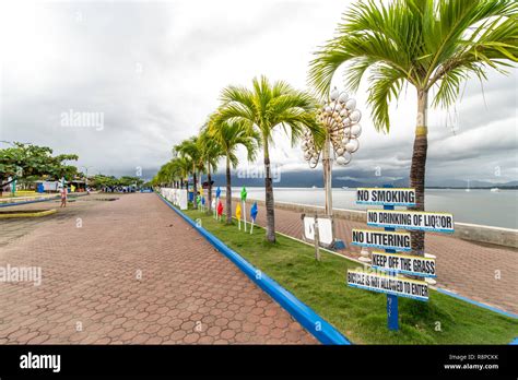 Baywalk Park At Puerto Princesa City Palawan Philippines Stock Photo