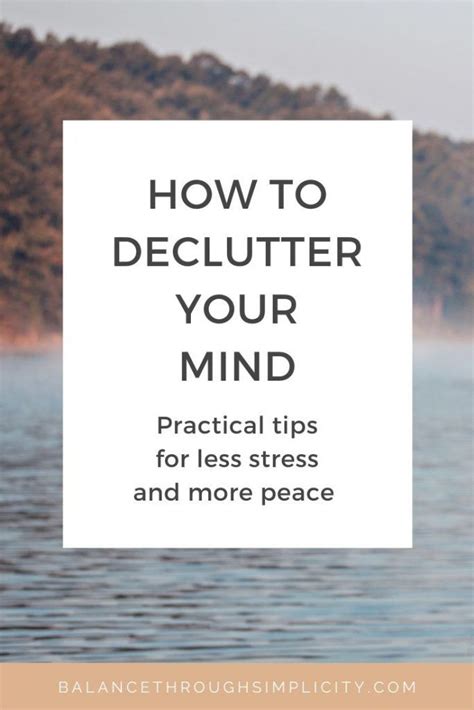 How To Declutter Your Mind To Focus Better At Work Artofit