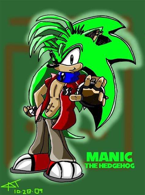 Manic The Hedgehogsxf Version By Soniashofthearts On Deviantart