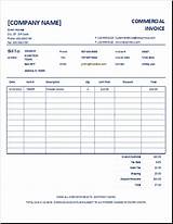 Photos of Commercial Invoice For Customs Template