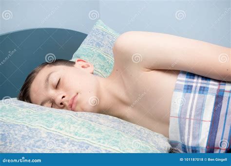 Sleeping Boy Stock Photo Image Of Tired Asleep Young 101187018