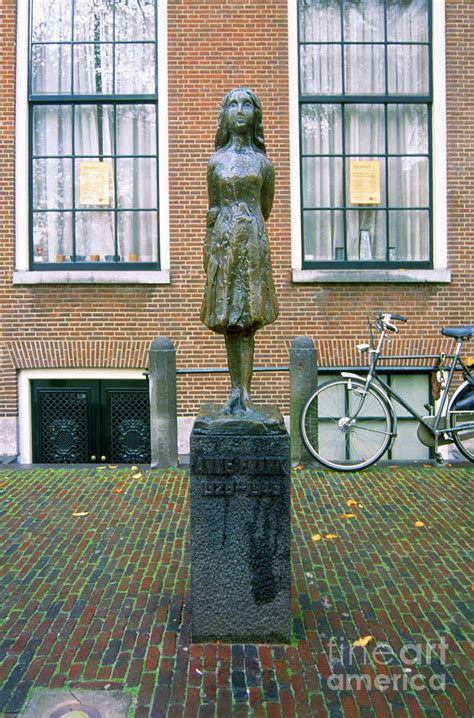 Statue Of Anne Frank In Amsterdam Photograph By Wernher Krutein Fine