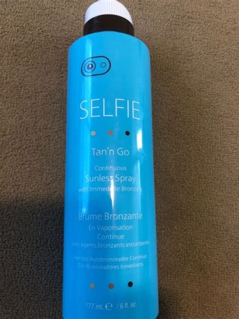 Selfie Tann Go Continuous Sunless Spray With Immediate Bronzers 6 Oz 1