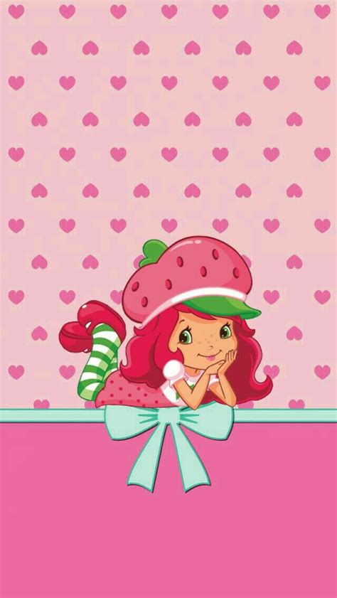 Strawberry Shortcake Cartoon Background 640x1136 Download Hd