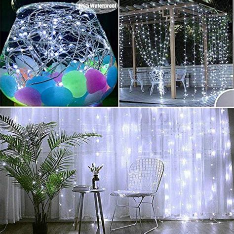Hanging Window Curtain String Lights 300 Led 10ft Usb Plug In String