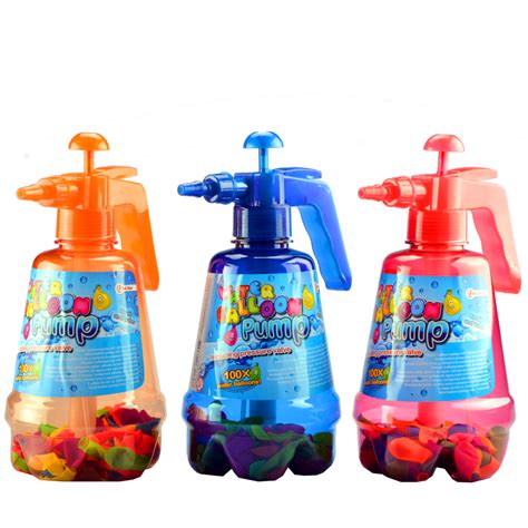 Water Balloon Pump With 100 Water Balloons Water Bombs Balloons