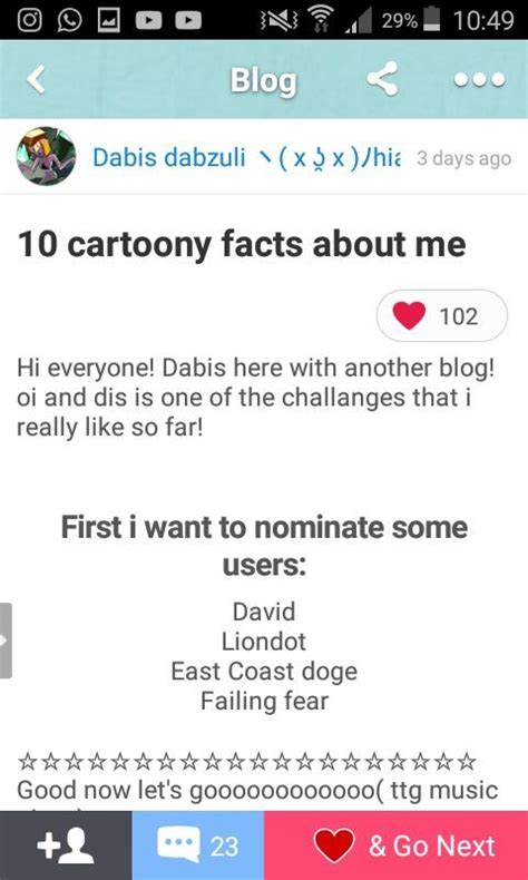 Top 10 Cartoony Facts About Me Cartoon Amino