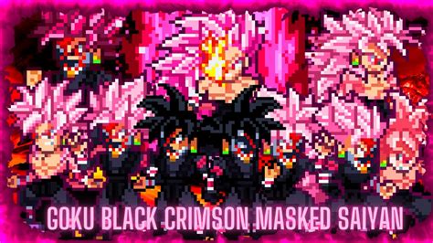 Pack De Sprites Do Goku Black Crimson Masked Saiyan Ulsw Youtube