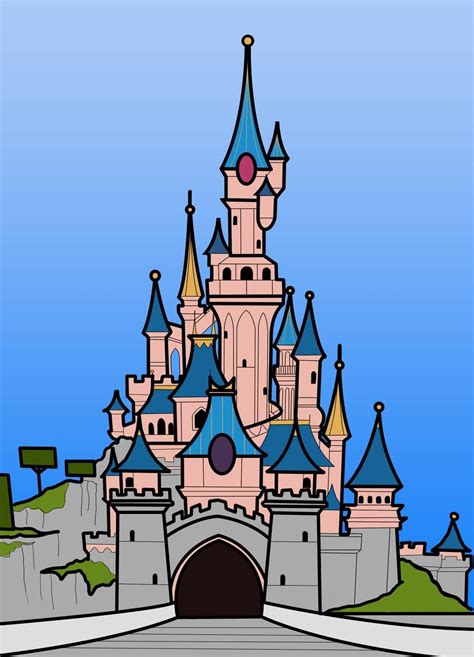 Pin De Cassy Chester En Castles Castillo De Disney Dibujos De Disney