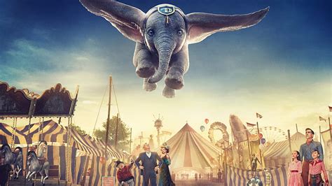 Dumbo 2019 Movie Disney Dumbo Circus Poster Elephant Hd