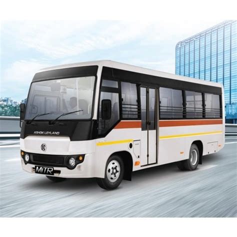Diesel Ashok Leyland Mitr Staff Bus Seating Capacity 26d Overall