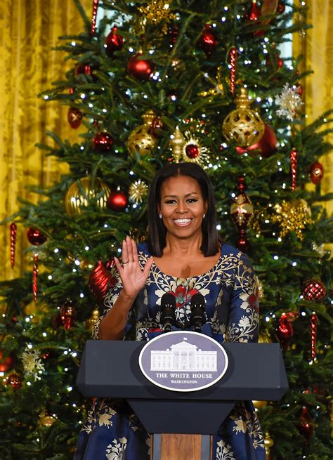 Michelle Obama Reveals White House Holiday Decor For The Last Time