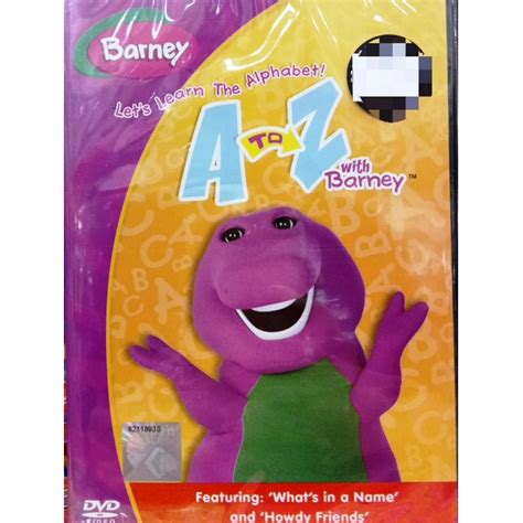 Barney Lets Learn The Alphabet A To Z With Barney Dvd Hobbies And Toys