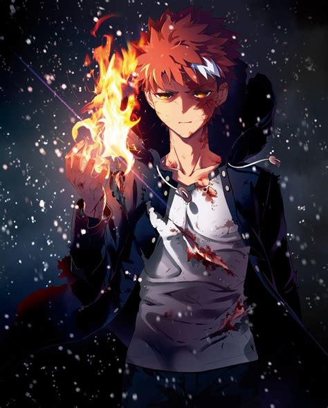 Fatestay Night Poster Shirou Emiya Minitokyo