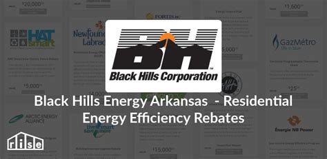 Black Hills Energy Residential Rebates