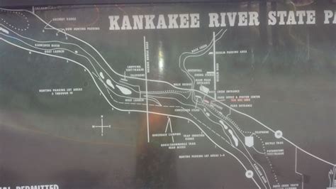Map Picture Of Kankakee River State Park Bourbonnais Tripadvisor